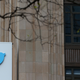 A sign is posted on the exterior of the Twitter headquarters on February 5, 2014, in San Francisco, California.